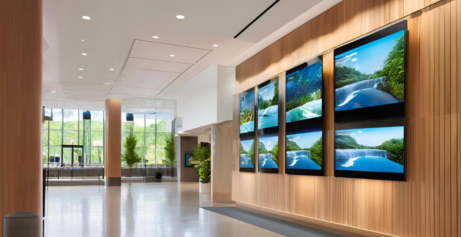 biophilic digital signage