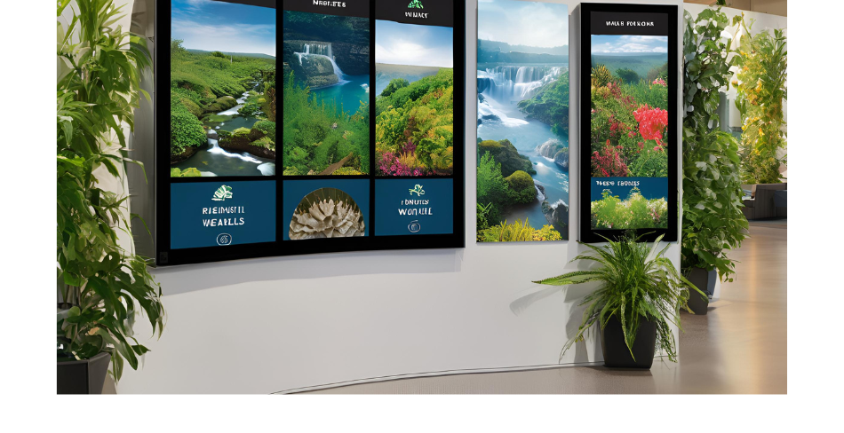 biophilic digital signs