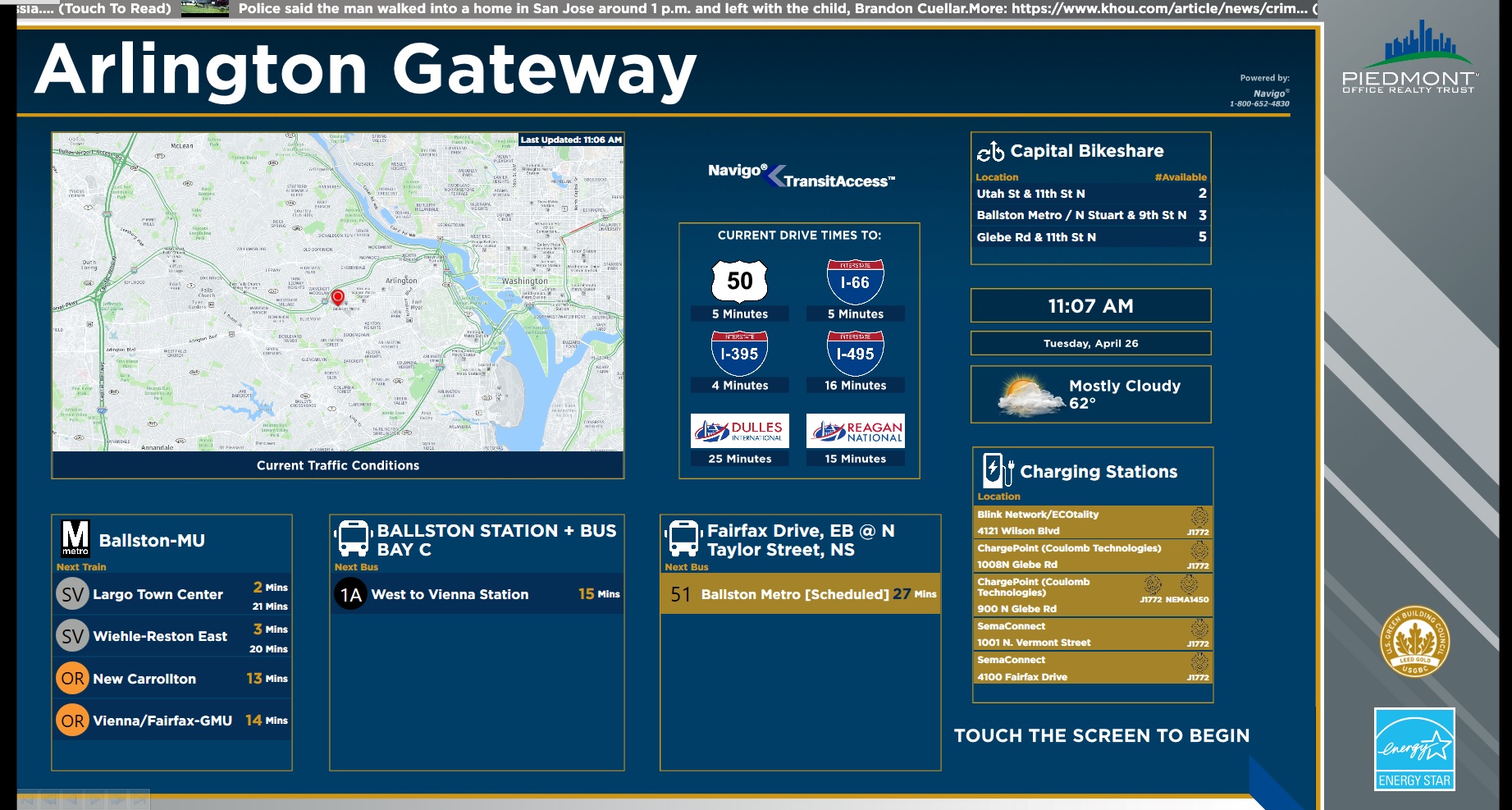 Navigo TransitAccess Widgets