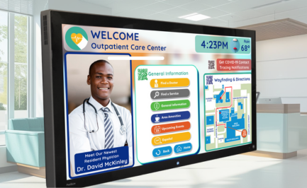 Medical office Directories, Waiting Room Displays & Check-In Kiosks by Navigo