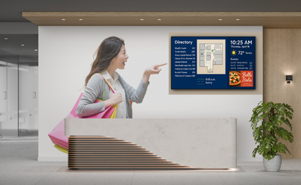 digital signage types for mixed use retail property video walls
