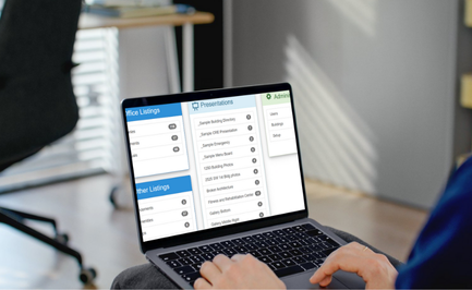 navigo hospital digital signage unified system