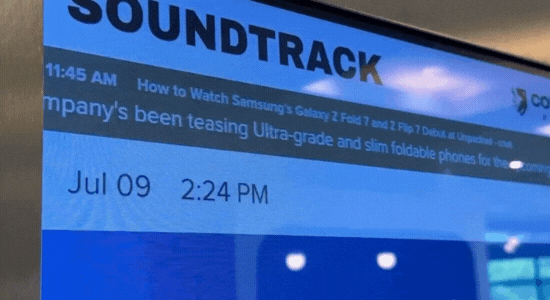 Navigo digital signage tickers