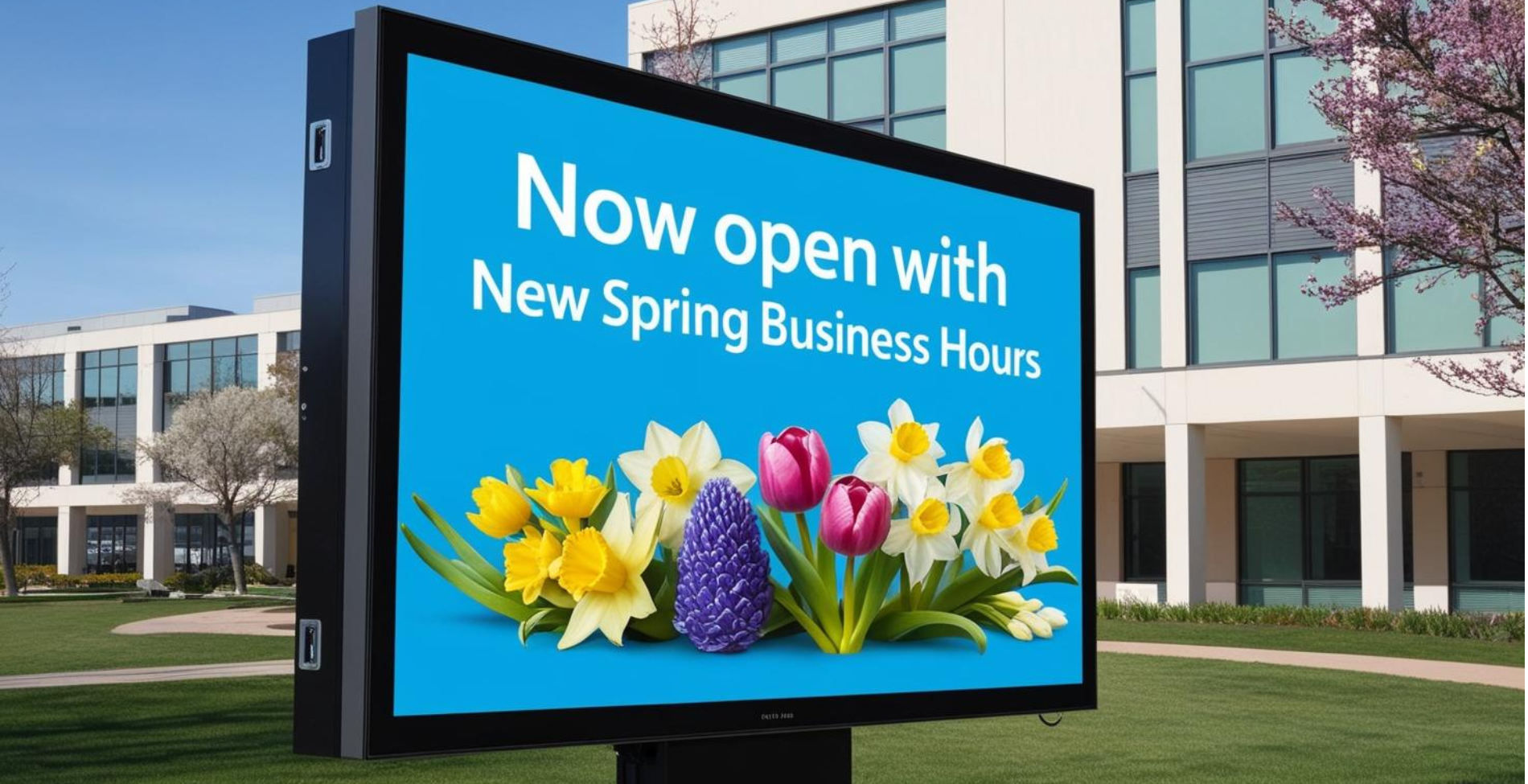 outside digital signage example