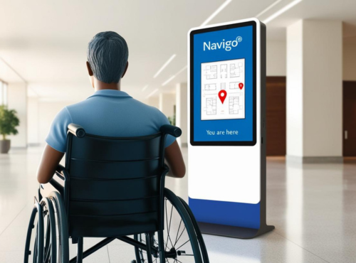 wheelchair accessible digital signage