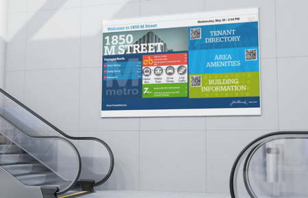 Navigo Digital signage QR codes