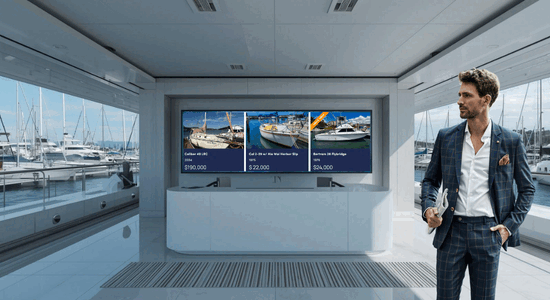 digital signage for art displays