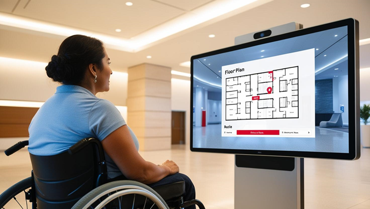 wheelchair wayfinding software